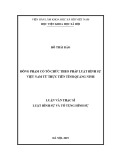 Luận văn Thạc sĩ Luật Hình sự và Tố tụng hình sự: Đồng phạm có tổ chức theo pháp luật hình sự Việt Nam từ thực tiễn tỉnh Quảng Ninh