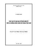 Luận văn Thạc sĩ Luật học: Pháp luật về giao dịch cổ phiếu niêm yết trên thị trường chứng khoán tập trung ở Việt Nam