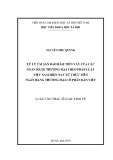 Luận văn Thạc sĩ Luật học: Xử lý tài sản bảo đảm tiền vay của các ngân hàng thương mại theo pháp luật Việt Nam hiện nay từ thực tiễn Ngân hàng thương mại cổ phần Bản Việt