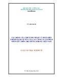 Luận văn Thạc sĩ Kinh tế: Tác động của thuế Thu nhập cá nhân đến chính sách cổ tức của các công ty cổ phần niêm yết trên thị trường chứng khoán Việt Nam