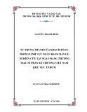 Luận văn Thạc sĩ Kinh tế: Aự trung thành của khách hàng trong lĩnh vực ngân hàng bán lẻ - Nghiên cứu tại Ngân hàng thương mại cổ phần Kỹ Thương Việt Nam khu vực TP.HCM