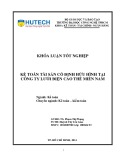 Khoá luận tốt nghiệp: Kế toán tài sản cố định hữu hình tại Công ty Lưới điện Cao thế miền Nam