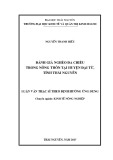 Luận văn Thạc sĩ theo định hướng ứng dụng: Đánh giá nghèo đa chiều trong nông thôn tại huyện Đại Từ, tỉnh Thái Nguyên