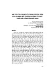 Vai trò của con người trong giữ gìn, đảm bảo an ninh môi trường hướng tới phát triển bền vững tỉnh Bắc Ninh