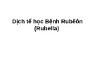 Bài giảng Dịch tễ học Bệnh Rubêôn (Rubella)