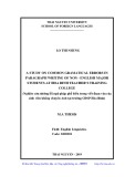 Master thesis English linguistics: A study on common grammatical errors in paragraph writing of non - English major students at Hoa Binh teacher’s training college