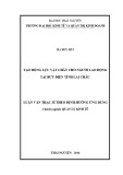 Luận văn Thạc sĩ Quản lý kinh tế: Tạo động lực vật chất cho người lao động tại Bưu điện tỉnh Lai Châu