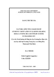 Master thesis English linguistics: Factors affecting grade eight students’ motivation in learning reading skills at Dong Hoa secondary school in Thai Binh city