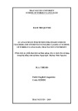 Master thesis English linguistics: An analysis on politeness strategies used by teachers and students in English classes at school of foreign Languages, Thai Nguyen university