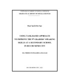 Master thesis in English language: Using Task - Based approach to improve the 9th graders’ speaking skills at a secondary school in Ho Chi Minh city