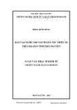 Luận văn Thạc sĩ Kinh tế: Đào tạo nghề cho người dân tộc thiểu số trên địa bàn tỉnh Thái Nguyên