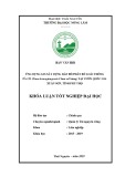 Khoá luận tốt nghiệp đại học: Ứng dụng GIS xây dựng bản đồ phân bố loài Thông Pà Cò (Pinus kwangtungensis Chun exTsiang) tại vườn quốc gia Xuân Sơn, tỉnh Phú Thọ