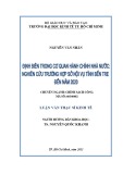 Luận văn Thạc sĩ Kinh tế: Định biên trong cơ quan hành chính nhà nước - Nghiên cứu trường hợp Sở Nội vụ tỉnh Bến Tre đến năm 2020