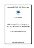 Luận văn Thạc sĩ Chính sách công: Phân tích lợi ích và chi phí dự án nhà máy điện phân nhôm Đắk Nông