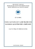 Luận văn Thạc sĩ Chính sách công: Nâng cao năng lực cạnh tranh cụm ngành du lịch tỉnh Thừa Thiên Huế