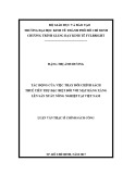 Luận văn Thạc sĩ Chính sách công: Tác động của việc thay đổi chính sách thuế tiêu thụ đặc biệt đối với mặt hàng xăng lên sản xuất nông nghiệp tại Việt Nam