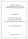 Luận văn Thạc sĩ Chính sách công: Tác động của chính sách tăng vốn điều lệ đến rủi ro của các ngân hàng thương mại Việt Nam