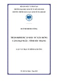 Luận văn Thạc sĩ Chính sách công: Thẩm định dự án đầu tư xây dựng cảng Đại Ngãi – Tỉnh Sóc Trăng