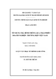 Luận văn Thạc sĩ Chính sách công: Tín dụng trá hình thông qua trái phiếu doanh nghiệp - Trường hợp Việt Nam