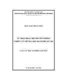 Luận văn Thạc sĩ Chính sách công: Tư nhân hóa chợ truyền thống nghiên cứu trường hợp thành phố Mỹ Tho