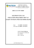 Khoá luận tốt nghiệp: Giải pháp nâng cao chất lượng hoạt động cho vay tại Quỹ tín dụng nhân dân Bình Chánh