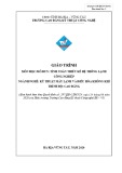 Giáo trình mô đun Tính toán thiết kế hệ thống lạnh công nghiệp (Nghề Kỹ thuật máy lạnh và điều hòa không khí - Trình độ cao đẳng) – CĐ Kỹ thuật Công nghệ BR–VT