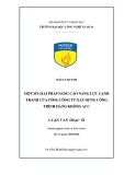 Luận văn Thạc sĩ: Một số giải pháp nâng cao năng lực cạnh tranh của Tổng công ty xây dựng công trình Hàng Không ACC