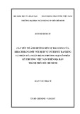 Luận văn Thạc sĩ Quản trị kinh doanh: Các yếu tố ảnh hưởng đến sự hài lòng của khách hàng đối với dịch vụ Internet Banking cá nhân tại Ngân hàng thương mại cổ phần Kỹ Thương Việt Nam trên địa bàn Thành phố Hồ Chí Minh