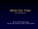 Bài giảng Bệnh cầu thận - BS. TS. Trần Thị Bích Phương