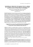 Thẩm định quy trình phân tích arsenic vô cơ và arsenic hữu cơ trong nước mắm bằng phương pháp quang phổ hấp thu nguyên tử với kỹ thuật tạo hydride