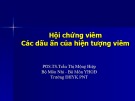 Bài giảng Hội chứng viêm các dấu ấn của hiện tượng viêm - PGS.TS.Trần Thị Mộng Hiệp