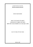 Luận văn Thạc sĩ Tâm lý học: Nhu cầu sử dụng ứng dụng chăm sóc sức khỏe tâm thần trên nền tảng internet của cha mẹ và trẻ