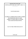 Luận văn Thạc sĩ Khoa học quản lý: Tác động của chính sách xuất khẩu lao động đối với đời sống kinh tế, xã hội (Nghiên cứu trường hợp xã Cổ Thành, thị xã Chí Linh, tỉnh Hải Dương)