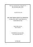 Luận văn Thạc sĩ Chính sách công: Thực hiện chính sách đào tạo bồi dưỡng cán bộ công chức tại huyện Ba Vì huyện Ba Vì, thành phố Hà Nội