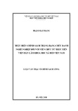 Luận văn Thạc sĩ Chính sách công: Thực hiện chính sách thăng hạng chức danh nghề nghiệp đối với viên chức từ thực tiễn Viện Hàn lâm KHXH Việt Nam