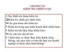 Bài giảng môn Quản trị chiến lược: Chương 7 - Trần Quang Cảnh