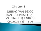 Bài giảng Pháp luật đại cương: Chương 2 - CĐ Kinh tế Công nghệ