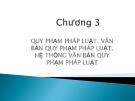 Bài giảng Pháp luật đại cương: Chương 3 - CĐ Kinh tế Công nghệ