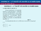 Bài giảng Cơ học môi trường liên tục: Chương 4 - ĐH Kiến trúc Hà Nội