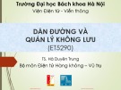 Bài giảng Dẫn đường và quản lý không lưu: Chương 4 - TS. Hà Duyên Trung