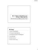 Bài giảng Dược lý lâm sàng: Bài 4 - PGS. TS. Võ Thị Trà An