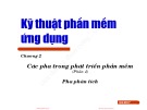 Bài giảng Kỹ thuật phần mềm ứng dụng: Chương 2 (Phần 4) - ĐH Bách khoa Hà nội