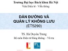 Bài giảng Dẫn đường và quản lý không lưu - TS. Hà Duyên Trung