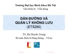 Bài giảng Dẫn đường và quản lý không lưu: Chương 3 - TS. Hà Duyên Trung