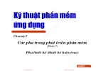 Bài giảng Kỹ thuật phần mềm ứng dụng: Chương 2 (Phần 7) - ĐH Bách khoa Hà nội