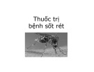 Bài giảng Thuốc trị bệnh sốt rét