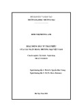 Luận án Tiến sĩ: Hoạt động đầu tư trái phiếu của các ngân hàng thương mại Việt Nam