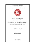 Luận văn Thạc sĩ Tài chính ngân hàng: Phát triển thị trường Trái phiếu doanh nghiệp tại Việt Nam