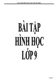 Bài tập Hình học lớp 9 - Đào Thị Thu Hiền