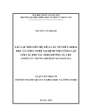 Luận văn Thạc sĩ Quản lý khoa học và công nghệ: Xác lập mối liên hệ giữa các tổ chức khoa học và công nghệ tại bệnh viện công lập với các đối tác theo hướng tự chủ (Nghiên cứu trường hợp Bệnh viện Bạch Mai)